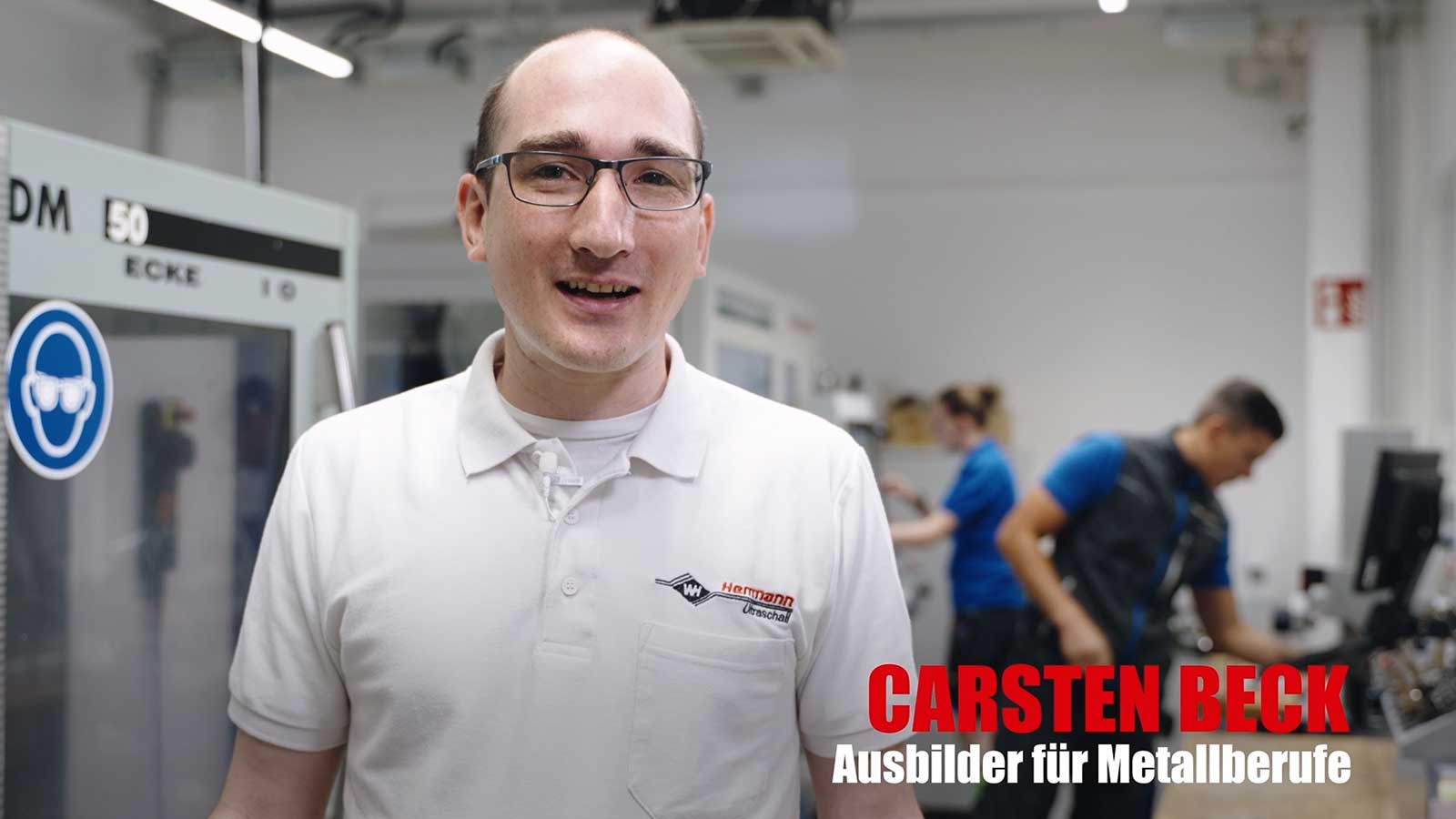 Carsten Beck, Ausbilder Metallberufe